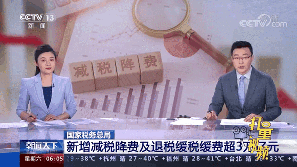 今年中国新增退税减税降费及缓税缓费已超2万亿元