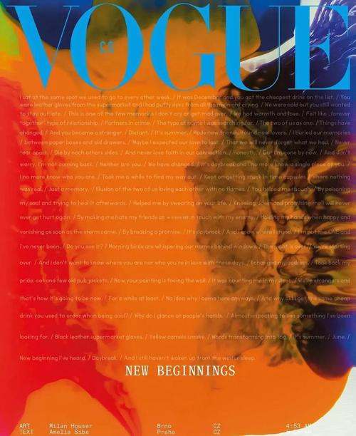 捷克斯洛伐克版《VOGUE》发布金九封面！