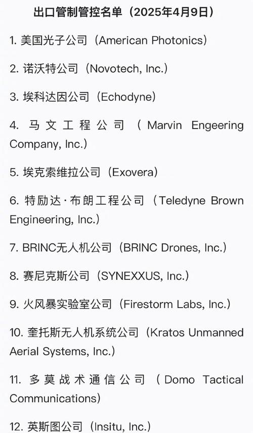 股市变脸!美国再将7家中国实体列入出口管制清单 重点打压航空航天领域