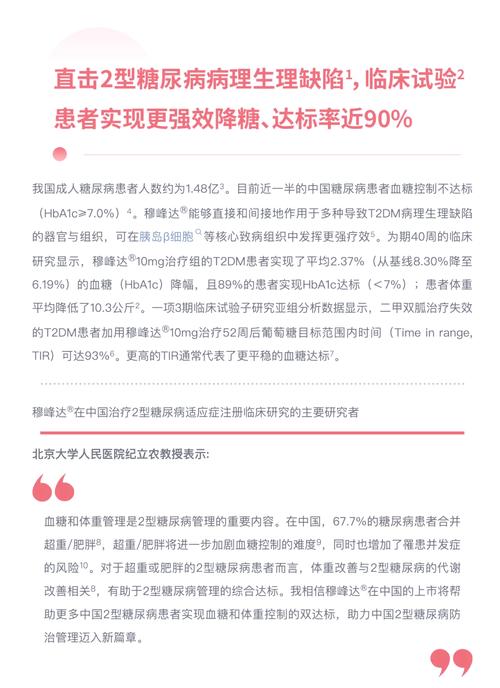 礼来穆峰达在华上市 中国2型糖尿病患者或将实现血糖、体重控制“双达标”