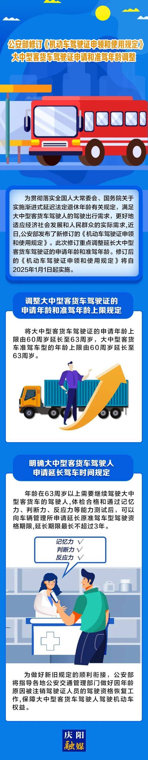 大中型客货车准驾年龄延长至63岁 已注销的驾驶证还能恢复吗?