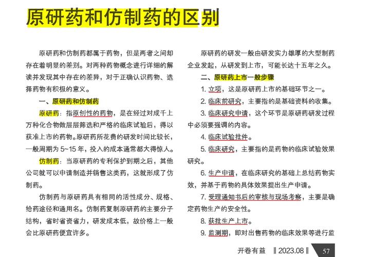 集采中选的仿制药疗效不如原研药吗