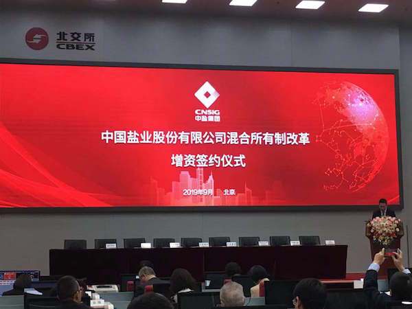 以混改促盐改中盐集团增资加速提升市场竞争力