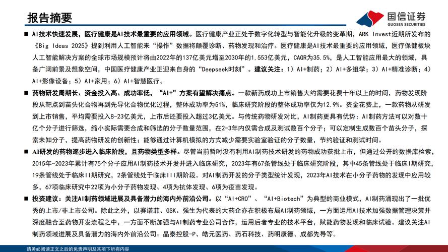 AI制药加速落地 渗透率有望提升